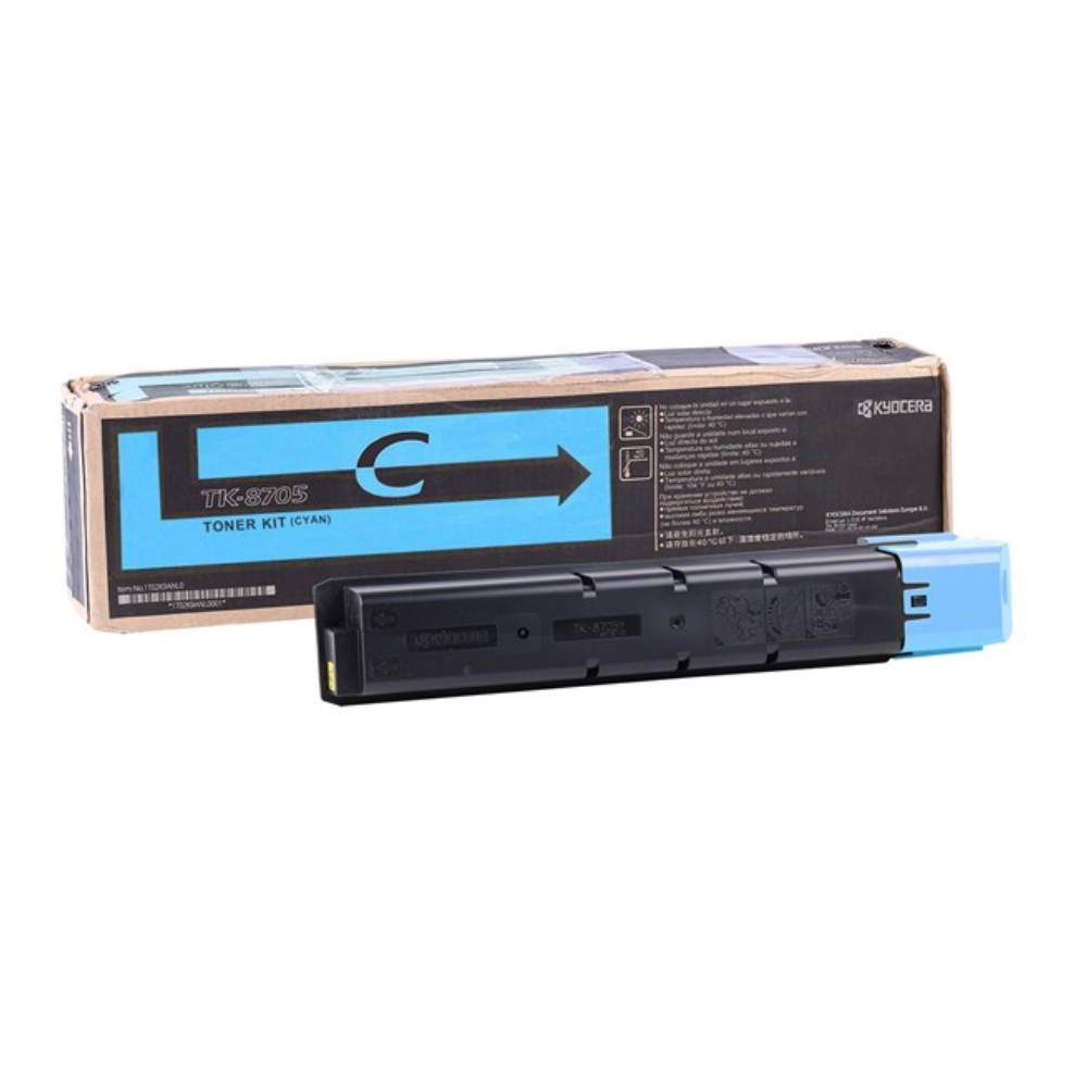 Kyocera TK 8705C Toner Mavi Orjinal Cyan