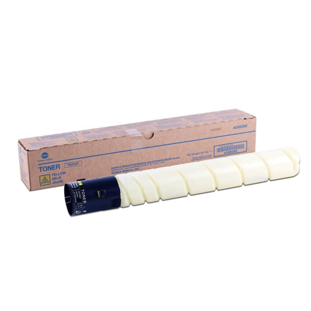 Konica Minolta TN 512Y Toner Sarı Orjinal A33K252